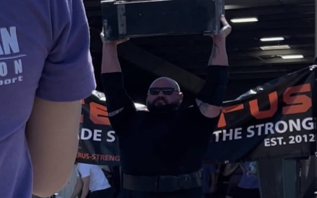 Strongman Jacob Finerty Captures Block Press World Record of 175.5 Kilograms (386.6 Pounds) – Breaking Muscle