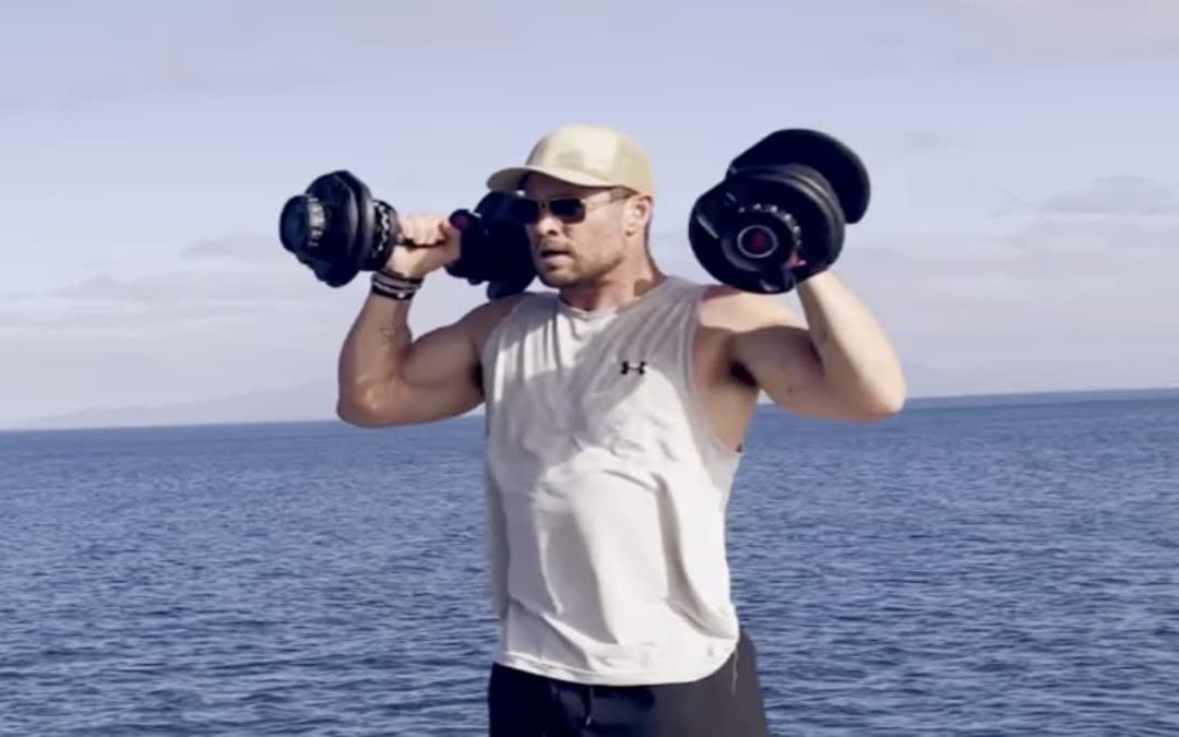 Actor Chris Hemsworth Issued a Five-Round, 50-Rep Full-Body Workout Challenge