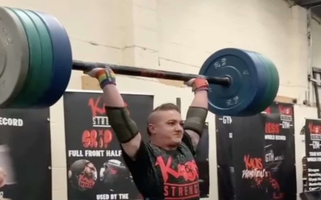 Strongwoman Rhianon Lovelace Sets U64 Axle Press World Record of 101 Kilograms (222.6 Pounds) – Breaking Muscle